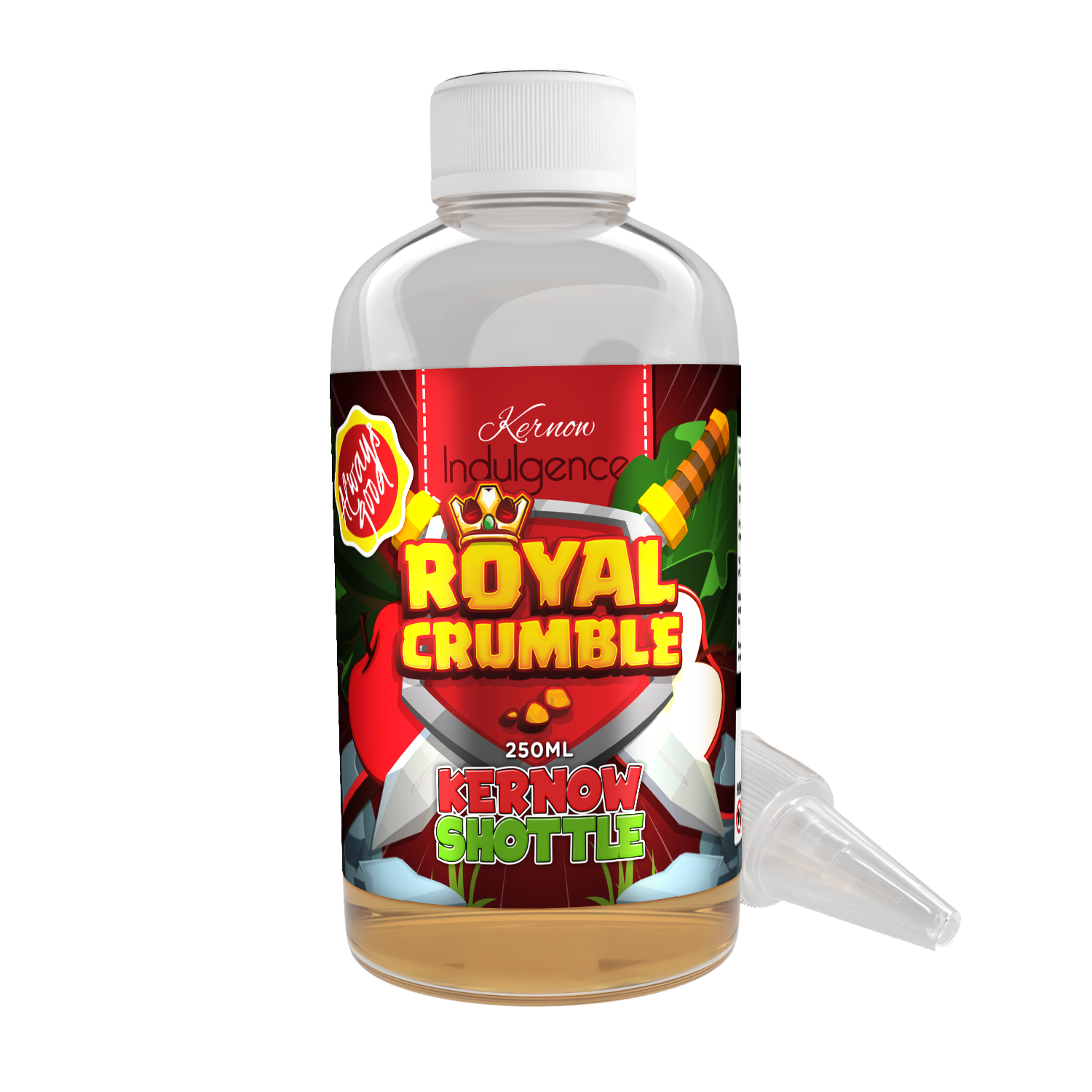 Royal Crumble Shottle Flavour Shot by Kernow - 250ml